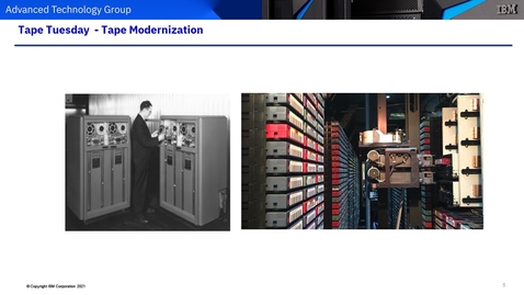 Thumbnail for entry Tape Modernization