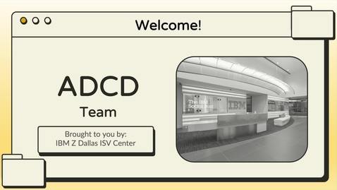 Thumbnail for ADCD Video