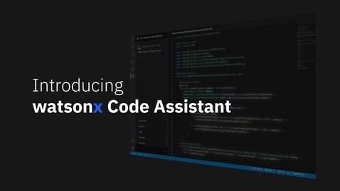 Thumbnail for watsonx Code Assistant Demo: Java Application Modernization