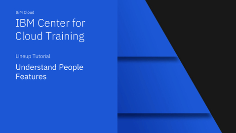 Thumbnail for Understand People Features