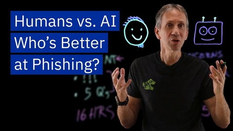 Thumbnail for Humans vs. AI. Who's better at Phishing?