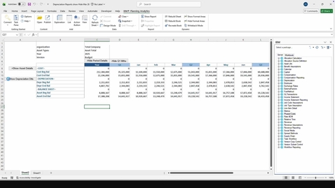 Thumbnail for IBM Planning Analytics: Show/Hide Rows and Columns I