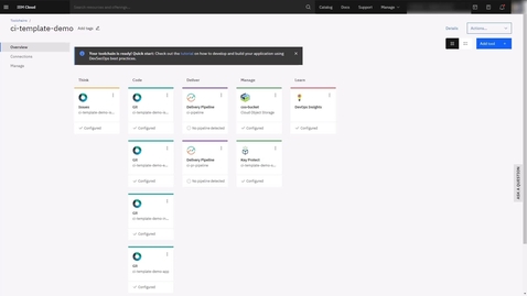 Thumbnail for Getting started with DevSecOps in IBM Cloud