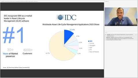 Thumbnail for Webinar - Achieve Operational Excellence in Manufacturing with Intelligent Asset Lifecycle Management (ALM)
