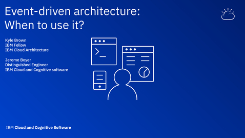Thumbnail for Event-driven architecture and when to use it - Thought Leaders Webinar Series