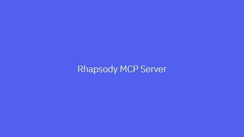 Thumbnail for IBM Engineering System Design Rhapsody - MCP Server