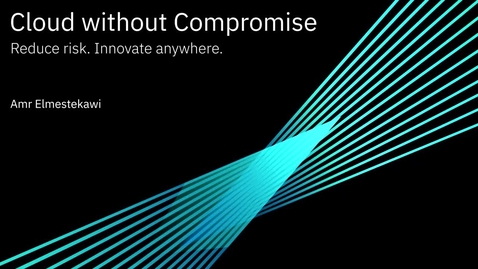 Thumbnail for Amr Elmestekawi, on IBM Cloud Certification