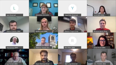 Thumbnail for Supply Chain round table - November 1, 2021 - IBM Pathfinder Mentoring Program