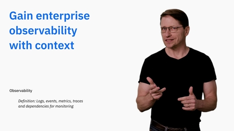 Thumbnail for Observabilidad empresarial con contexto