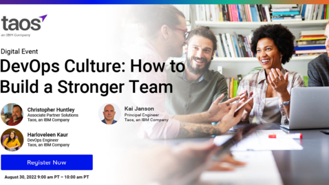 Thumbnail for entry DevOps Culture: How to Build a Stronger Team