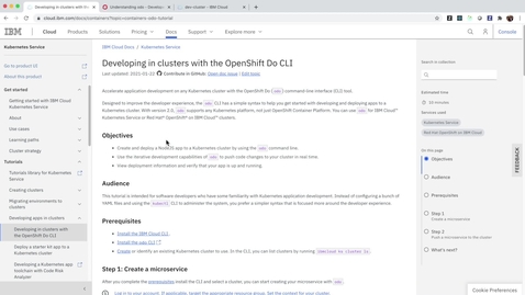 Thumbnail for OpenShift Do for IBM Cloud