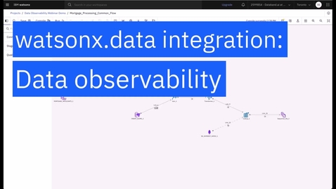 Thumbnail for Observe data pipelines with watsonx.data integration