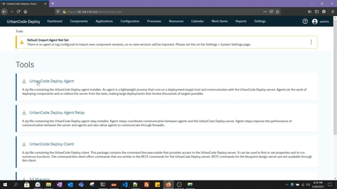 Thumbnail for UrbanCode Deploy Installation Agent