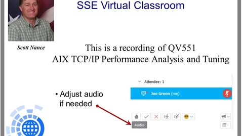 Thumbnail for entry SSE - AHQV551 AIX TCPIP Performance Analysis and Tuning-Unit1