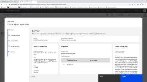Thumbnail for IBM Data Replication on Cloud Pak for Data Demo
