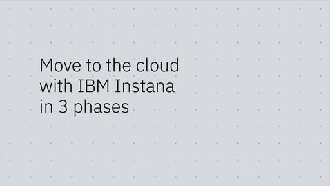 Thumbnail for IBM Instana  Cloud Migration SOCIAL TEASER