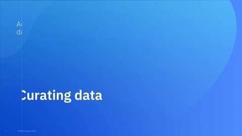 Thumbnail for Exercise 6: Curate the data