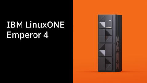Thumbnail for entry IBM LinuxONE Emperor 4 소개