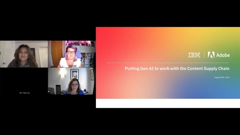 Thumbnail for Putting generative AI to work in the content supply chain