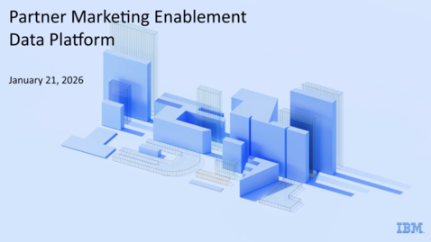 Thumbnail for 1Q2026 Data Platform Partner Enablement