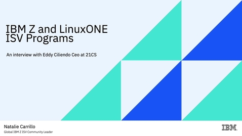 Thumbnail for Eddie Ciliendo - 21CS Interview