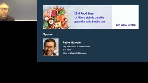 Thumbnail for entry IBM Food Trust - La Filiera globale del cibo garantita dalla Blockchain