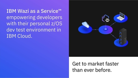 Thumbnail for IBM Wazi as a Service; Creating a z/OS Virtual Server Instance