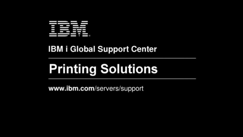 Thumbnail for Automating PDF Distribution with Infoprint Server and PDFMAP Objects