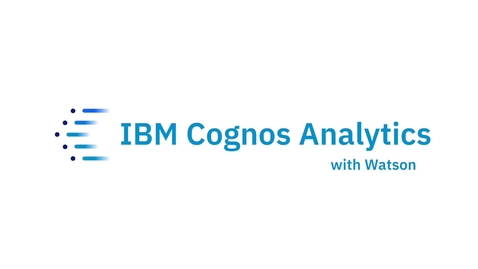 Thumbnail for entry IBM Cognos Analytics with Watson - How to share dashboard content