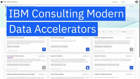 Thumbnail for IBM Consulting Modern Data Accelerators
