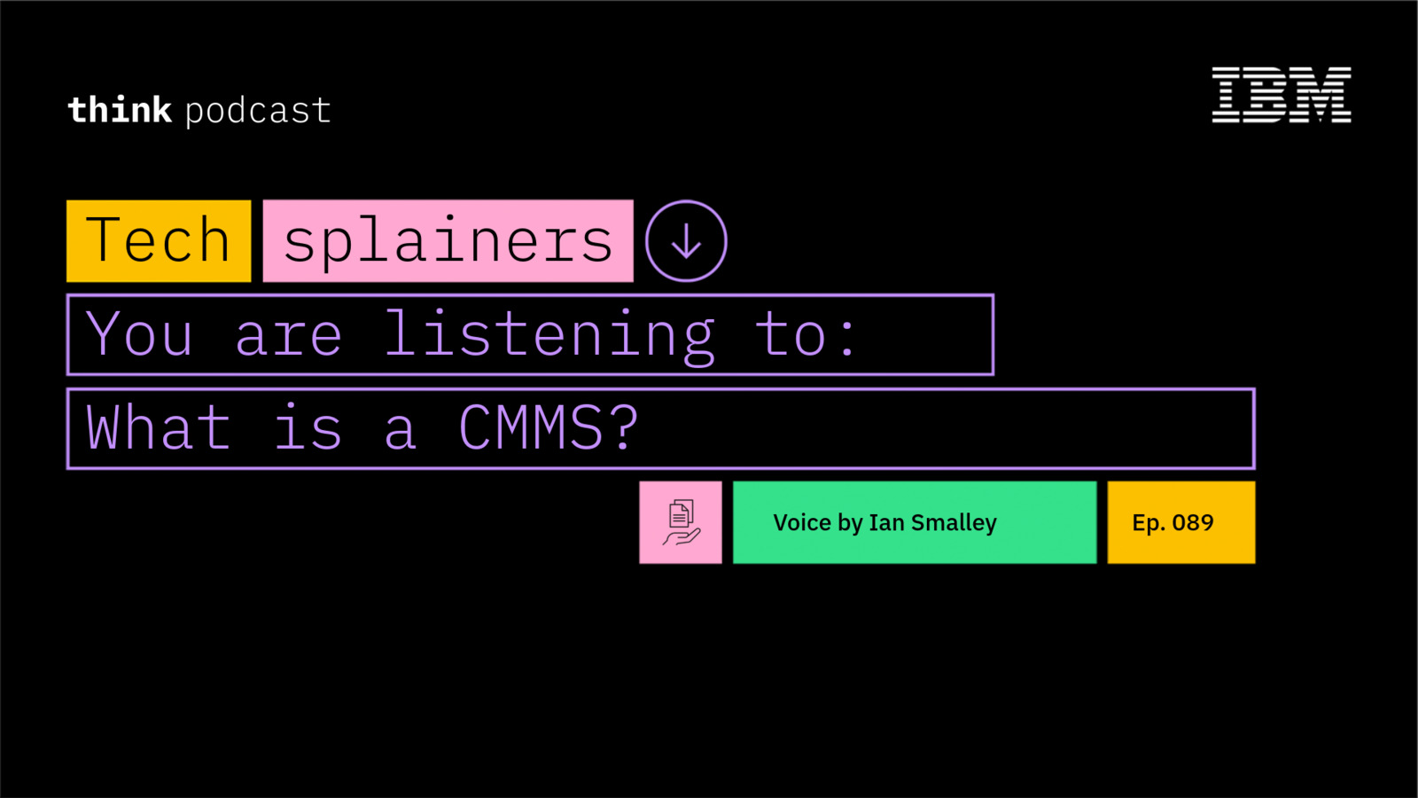 What is a CMMS?