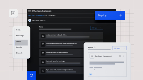Thumbnail for IBM watsonx Orchestrate Agent Builder Feature