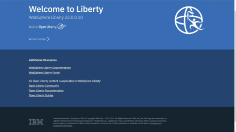 Thumbnail for entry WebSphere Liberty: Zero-migration