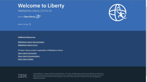 Thumbnail for WebSphere Liberty: Zero-migration