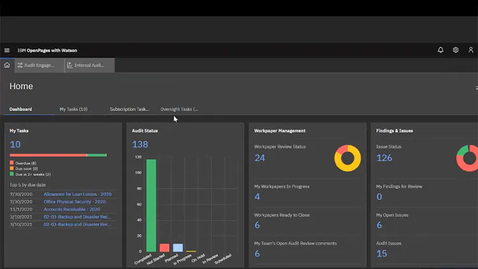 Thumbnail for IBM OpenPages IT Governance: Demo
