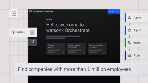 Thumbnail for IBM watsonx Orchestrate AI Orchestration