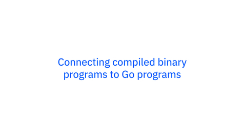 Thumbnail for Go on z/OS: Connecting Compiled Binary Programs to Go Programs