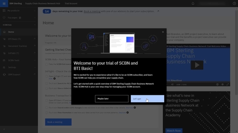 Thumbnail for Taking the SCBN Hub overview tour as an SCBN trial user
