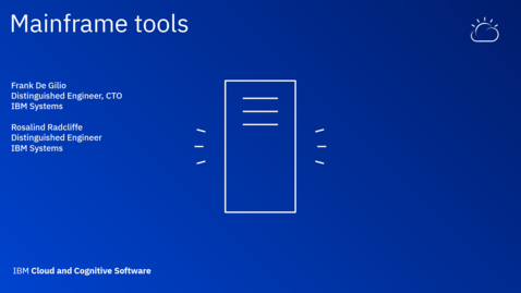 Thumbnail for Mainframe tools - Thought Leaders Webinar Series