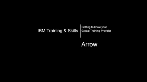 Thumbnail for entry Interview with our Global Training Provider Arrow