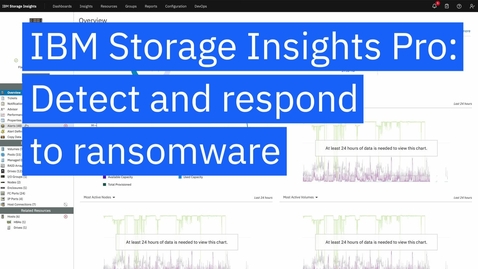 Thumbnail for entry Introducing AI driven Inline threat detection for IBM FlashSystem