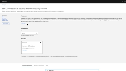 Thumbnail for Deployable architectures on IBM Cloud
