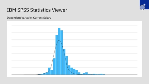 Thumbnail for IBM SPSS Statistics Viewer animation - 16:9