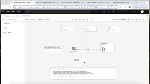 Thumbnail for Discover DataStage as a Service Anywhere