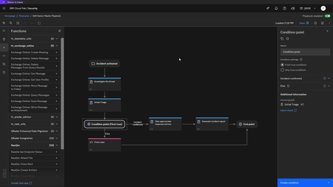 Thumbnail for QRadar SOAR Playbook Designer 101 Demo