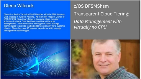 Thumbnail for entry DFSMShsm Education Series-Transparent Cloud Tiering