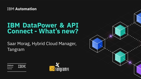 Thumbnail for entry IBM Data Power &amp; API Connect V10 - מה חדש ? 