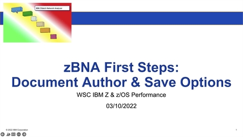 Thumbnail for zBNA: Document Author and Save Options