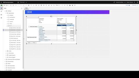Thumbnail for IBM Planning Analytics: Show/Hide Rows and Columns II
