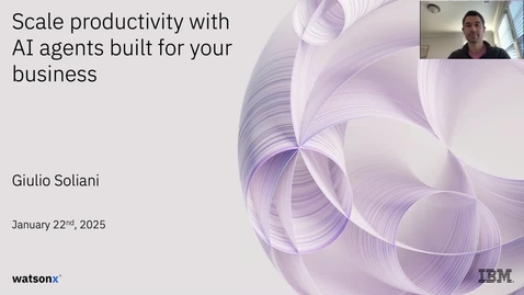 Thumbnail for Reinvent the future of work with IBM watsonx Orchestrate